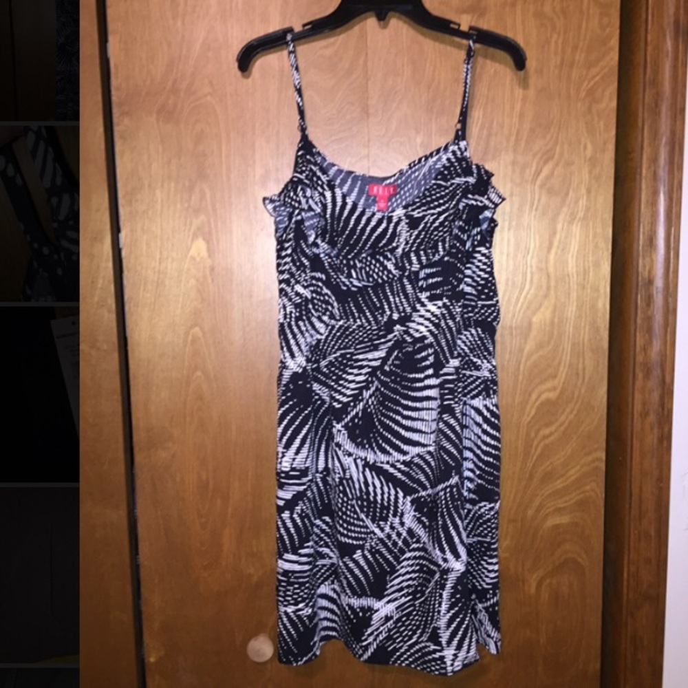 Elle Black & White Dress XL